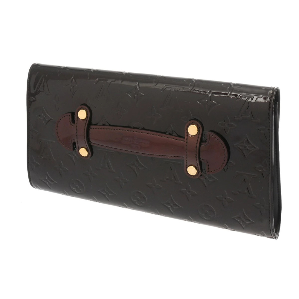 Louis Vuitton Robertson Handbag Monogram Alamante Vernis Brown